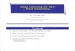 Deep Learning for NLPnlp.skku.edu/talks/DL-WordEmbedding(Youngjoong Ko).pdf · 2019-09-10 · 45 Tools for Word Embedding Word2Vec 4 F½ 46 Tools for Word Embedding Word2Vec parameters