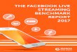 THE FACEBOOK LIVE STREAMING BENCHMARK REPORT 2017 · 2017-10-27 · component of marketing and/or sales strategies. Ò[Facebook Live streaming] impacts audiences where they are, creating