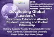 Bethany Galipeau-Konate, Shenandoah University Karen ... · •Global competence - Ability to discern difference and interact appropriately across intercultural contexts •Civic