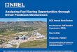 Analyzing Fuel Saving Opportunities through ... - energy.gov€¦ · NREL is a national laboratory of the U.S. Department of Energy, Office of Energy Efficiency and Renewable Energy,
