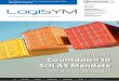 main feature Countdown to SOLAS Mandatelscms.org/logisym/LogiSYM-2016-Jun-Issue12.pdf4 LOGISYM MAGAZINE JUNE 2016 | FROM THE EDITOR Dear Readers, When markets are slow and re-adjusting,