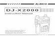 WIDE RANGE SCANNING RECEIVER DJ-X2000 MANUALS/ALINCO... · 13. Recording function The DJ-X2000 records the sound of a currently received signal or sound from the microphone, and replays