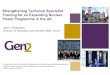 Strengthening Technical Specialist Training for an … › iaeameetings › cn215p › Wednesday › Plenary...Strengthening Technical Specialist Training for an Expanding Nuclear