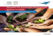Education for Sustainable Development: Partners in action · United Nations Educational, Scientiﬁc and Cultural Organization. ... This brochure illustrates key findings and 