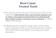 Root Canal- Treated Tooth - WordPress.com€¦ · Root Canal-Treated Tooth In the Journal of the American Dental Association, it was ... CAP teeth, both with and without root canal