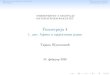 Geometrija 4 - 1. deo: Afina i projektivna ravanpoincare.matf.bg.ac.rs › ~tijana › geometrija4 › slajdovi › g4_1deo.pdf · 1. deo: Afina i projektivna ravan Tijana Xukilovi