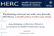 Facilitating external use with user-friendly interfaces: a health policy model case … · Facilitating external use with user-friendly interfaces: a health policy model case study