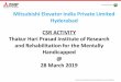 Mitsubishi Elevator India Private Limited Hyderabad CSR ACTIVITY Thakur Hari Prasad ... › assets › images › csr › CSR... · 2020-03-02 · Thakur Hari Prasad Institute of