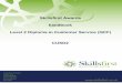 Skillsfirst Awards handbook Level 2 Diploma in Customer ... · delivery of the Level 2 Diploma in Customer Service (QCF). The handbook is a live document and will be updated should