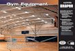 Gym Equipment - Sweets · the best warranties in the gymnasium equipment business. • Draper and our network of dealers provide complete service from project infancy through installation