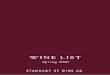 WINE LIST · 2020-03-30 · Red Wines 4 Beaujolais 12 White Wines 14 REST OF FRANCE 22 Champagne 23 Alsace 23 Bordeaux & Monbazillac 23 Languedoc 24 Limoux 25 Loire 26 Rhône - Red