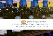 LICENSEE GUIDE FOR WINE-TO-GO SALES › Licensing › ResourcesFor... · 4 | LICENSEE GUIDE FOR WINE-TO-GO SALES Sales Requirements and Limitations •A permittee may sell up to 3,000