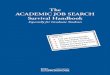 Academic Job Search Handbook - KBS GK12 Projectkbsgk12project.kbs.msu.edu › ... › 02 › Job-Search-Handbook.pdfThe ACADEMIC JOB SEARCH Survival Handbook Especially for Graduate