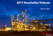 2017 Shareholder Webcast...2017 Shareholder Webcast May 11, 2017 10:00 Welcome 10:05 Executive Compensation Overview 10:25 Energy & Carbon Summary 10:50 Shareholder Proposals 11:00