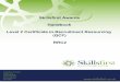 Skillsfirst Awards Handbook Level 2 Certificate in ... · delivery of the Level 2 Certificate in Recruitment Resourcing (QCF). The handbook is a live document and will be updated