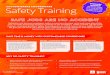 Transcript Included! CUSTOMIZABLE COURSEWARE Safety Training · Safety Training CUSTOMIZABLE COURSEWARE 1 Safety training is the law. Effective safety training is good ... ALL THE