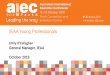 IEAA Young Professionals - AIEC · increase the skills of young professionals and expand their networks support career development and retention of talent in the sector be an influential