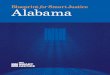 Blueprint for Smart Justice Alabama · and our criminal justice policies should be focused on ... rehabilitation for addiction problems. 5 Overall, more . Blueprint for Smart Justice: