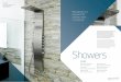 Reinvigorate your body with the ultimate choice in showering · How to Choose / Showers 181. Slim profile Lennox Square Slimline Thermostatic Showers Sugg ested COMBINATION Twin Valve