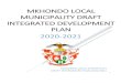 mkhondo LOCAL MUNICIPALITY DRAFT INTEGRATED … › IDP › Draft IDP 2020-2021.pdf · 1 mkhondo local mnicipality draft intergrated plan 2020-2021 mkhondo local municipality draft