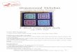 Copyright Kathy Burgard - Gracewood Stitches Designs€¦ · Cross Stitch patterns: • Traces of Lace series: Shades of jade, Vividly Violet, Spun Plum, Burst of Blue Quilting materials
