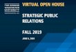 VIRTUAL OPEN HOUSE STRATEGIC PUBLIC RELATIONS … Virt… · pspr 6202 - advance writing for communications professionals other core courses: pspr 6203 - research methods for pr/pa