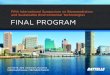 Fifth International Symposium on Bioremediation and ... · JRW Bioremediation, LLC 341 Langan 215 Microbial Insights, Inc. 138 Modern Water Inc. 323 Pace Analytical Energy Services
