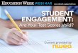 Student Engagement: Are Your Test Scores Valid? · Test-taking Engagement ... Provide data in the Student Profile report Prompt the proctor, in a live test session, of its occurrence