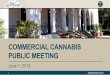 COMMERCIAL CANNABIS PUBLIC MEETING · 6/1/2018  · SantaBarbaraCA.gov Introductory Comments • December 5, 2017 -City Council adopted an ordinance to regulate and permit commercial