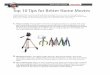 Top 10 Tips for Better Home Movies - Roxioimg.roxio.com › enu › pdf › creator2010 › digital-issues-top10-tips.pdf · Following these 10 tips won't turn you into Spielberg