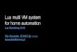 Lua multi VM system for home automation › wshop12 › Zawadiak.pdf · 2012-11-30 · About Building/Home Automation Soft-realtime, users complain about delays above 500ms Multiple