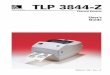 980441-001A TLP 3844-Z UG€¦ · or Zebra Technologies Corporation. NOTE: Many printer settings may also be controlled by your printer’s driver or label preparation software. Refer