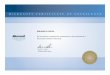 MICROSOFT CERTIFICATE OF EXCELLENCE · 2010-06-19 · MICROSOFT CERTIFICATE OF EXCELLENCE Steven A. Ballmer Chief Executive Ofﬁ cer BENJAMIN O PASCUA Has successfully completed