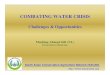 5Mushtaaq Ahmad Gill.ppt · WATER CRISIS IN PAKISTAN (AFTER INDUS WATER TREATY- 1961) Deprivation from water of eastern rivers (20 MAF)Deprivation from water of eastern rivers (20