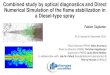 Engine Combustion Network | Engine Combustion Network … · 2018-12-01 · 1 Combined study by optical diagnostics and Direct Numerical Simulation of the flame stabilization in a