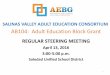 AB104: Adult Education Block Grant · 2017-06-21 · (including other non-AEBG adult ed funding sources) • Year 2 action plan: At least 3-5 key Activities for each Objective, with