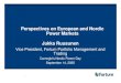 Perspectives on European and Nordic Power Markets Jukka … · 2020-03-30 · Perspectives on European and Nordic Power Markets Jukka Ruusunen Vice President, ... Distribution 14