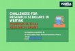 Challenges for research scholars in writing pharmaceutical research grant – Pubrica