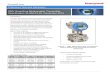 Honeywell SMV800 SmartLine Multivariable Transmitter · PDF file 2016-12-09 · ASME-MFC-3M, ISO5167, Gost-8.586, for Orifice Plate, Measurement Types: SMV is capable of mass flow