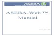 ASEBA-Web Manual · User. Administrators can reset the passwords of other users. We recommend setting up at least two administrators so that if one forgets their password the other