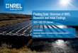 Floating Solar: Overview of NREL Research and Initial Findings€¦ · Research Objectives: 1. Review, verify, and consolidate data and information on reported floating solar co -benefits