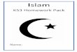 KS3 Homework Pack › ... · KS3 Homework Pack Name: 2 What is Islam? • Islam is the world [s second largest religion, after Christianity. • Muslims are people who follow Islam,