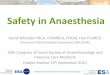 Safety in Anaesthesia - Česká společnost anesteziologie ... · Patient safety in anaesthesia: assessment of status quo in the Berlin-Brandenburg area, Germany. Balzer F et al