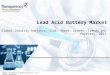 Lead Acid Battery Market Lead Acid Battery Market Estimated to Expand at a Robust CAGR by 2026