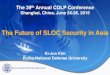 The Future of SLOC Security in Asia · The Future of SLOC Security in Asia The 39th Annual COLP Conference . Shanghai, China, June 24-26, 2015. Ki-Joo Kim . Korea National Defense