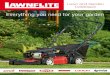 Lawn and Garden Catalogue - Lawnflite · Log Splitters 40. Chainsaws 42. Electric & Petrol Hedge Shears 44. Brushcutters and Trimmers 46. Multi Cutter 4-in-1 ... born in the USA
