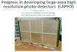 Progress in developing large-area high resolution photo-detectors …frisch/talks/Ant11_v16.pdf · Non-Pellin, Eric Oberla proliferation LLNL,ANL,UC Drawing Not To Scale (!) ANL,Arradiance,Chicago,Fermilab,