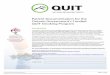Patient Documentation for the Ontario Government's Funded QUIT Smoking … · 2012-05-15 · Resources for the Quitter, QUIT Tips and Tricks, Smoking Reduction Tips, QUIT Diary, How