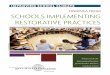 ImprovIng School clImate › uploads › digital-library › IIRP... · 2019-12-04 · Improving School Climate: Findings from Schools Implementing Restorative Practices 7 West Philadelphia