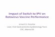 Impact of Switch to IPV on Rotavirus Vaccine PerformanceEmperador D et al. CID 2016;62:150-6. 22 Serum IgA antibody response among infants given RV1 with bOPV verus IPV in Chile bOPV